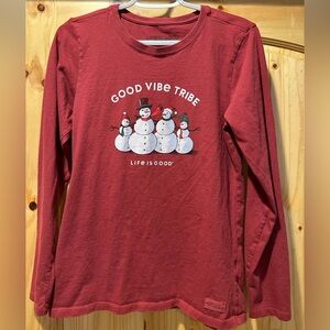 Good Vibe Tribe Life Is Good Long Sleeve Tee